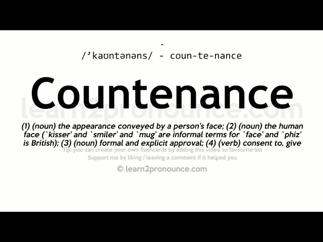 define countenance