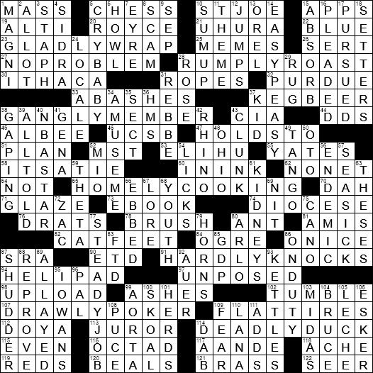 deliberately crossword clue