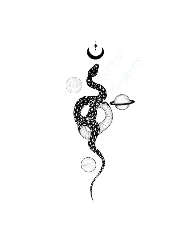 diseño serpiente tattoo