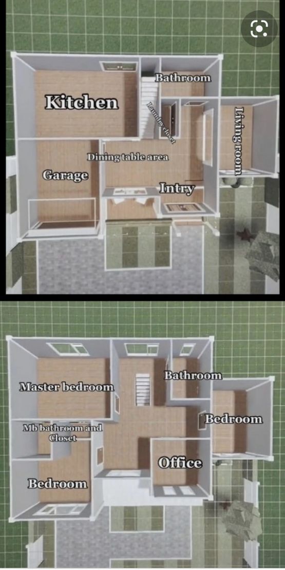 2 bedroom house layout bloxburg