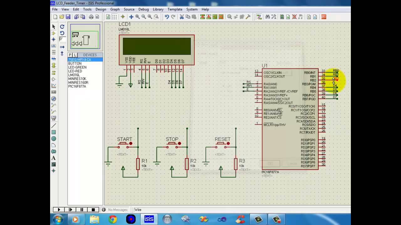 2 pin connector in proteus