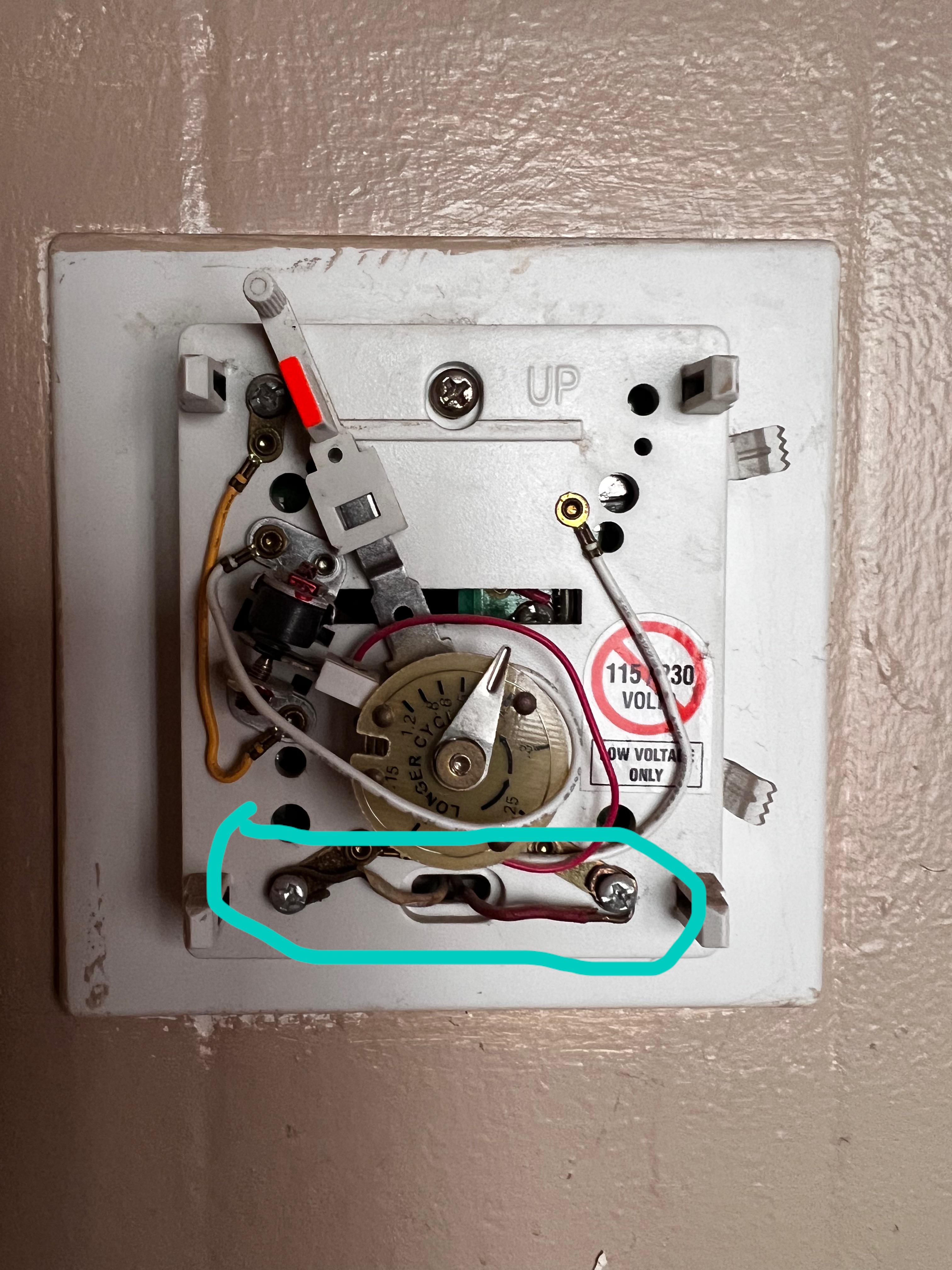 2 wire thermostat wiring