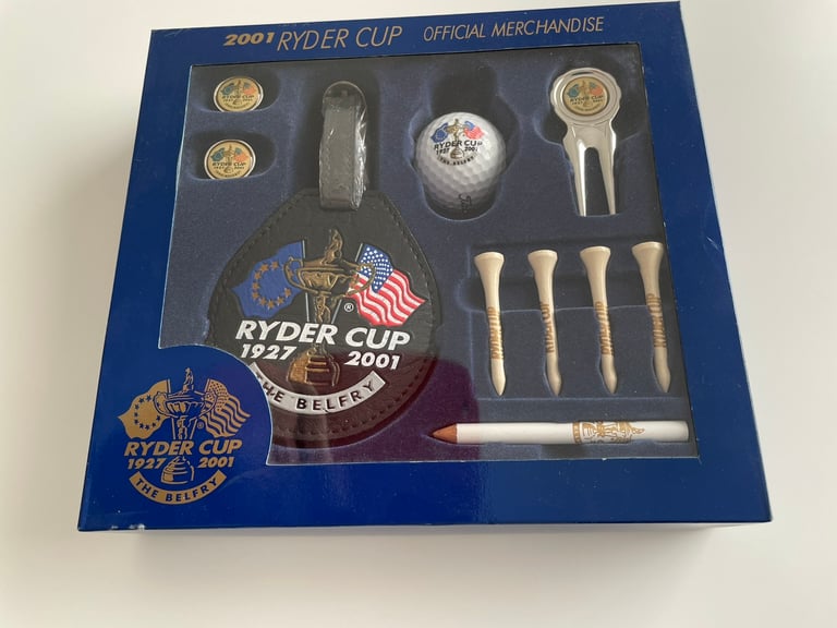 2001 ryder cup memorabilia