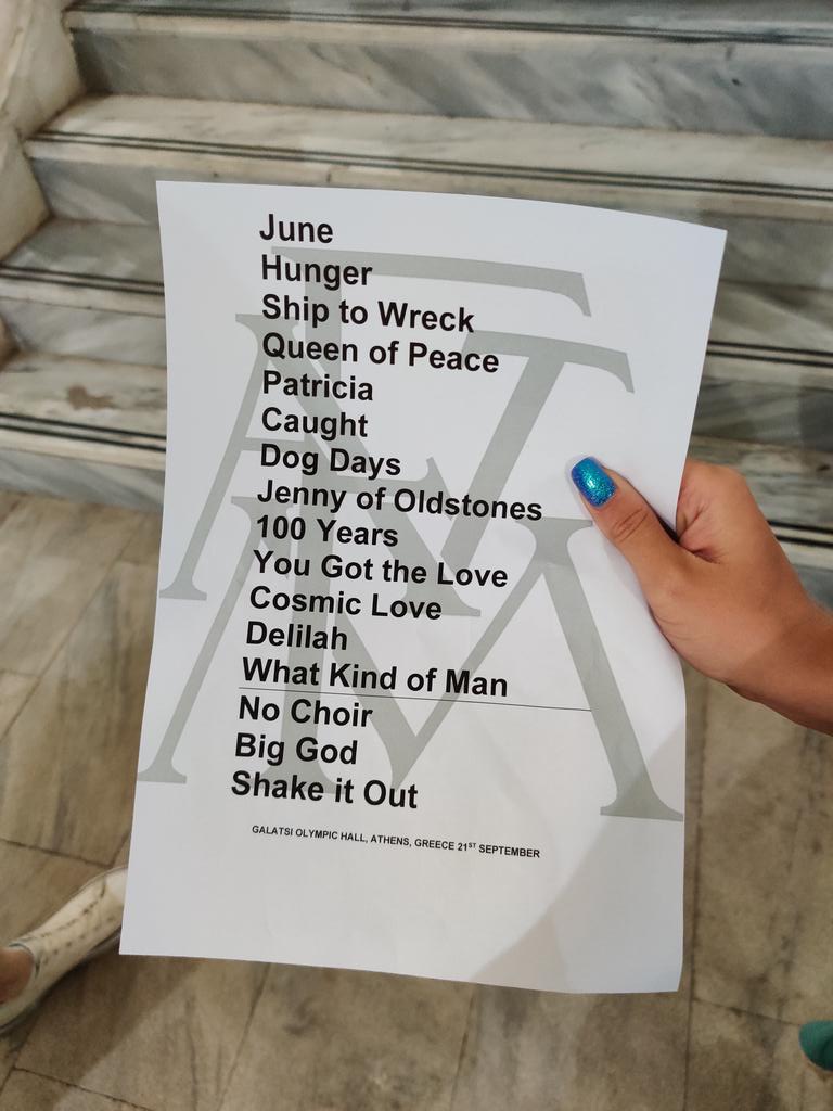 florence and the machine setlists