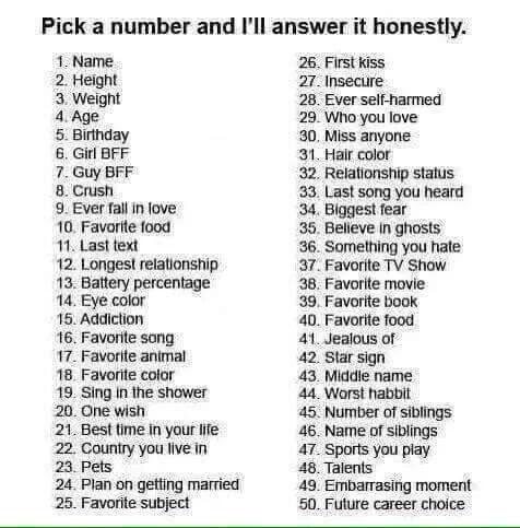 pick a number from 1 to 4