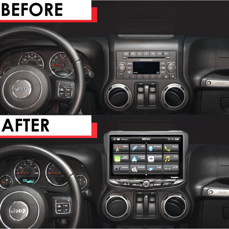 2015 jeep wrangler stereo upgrade