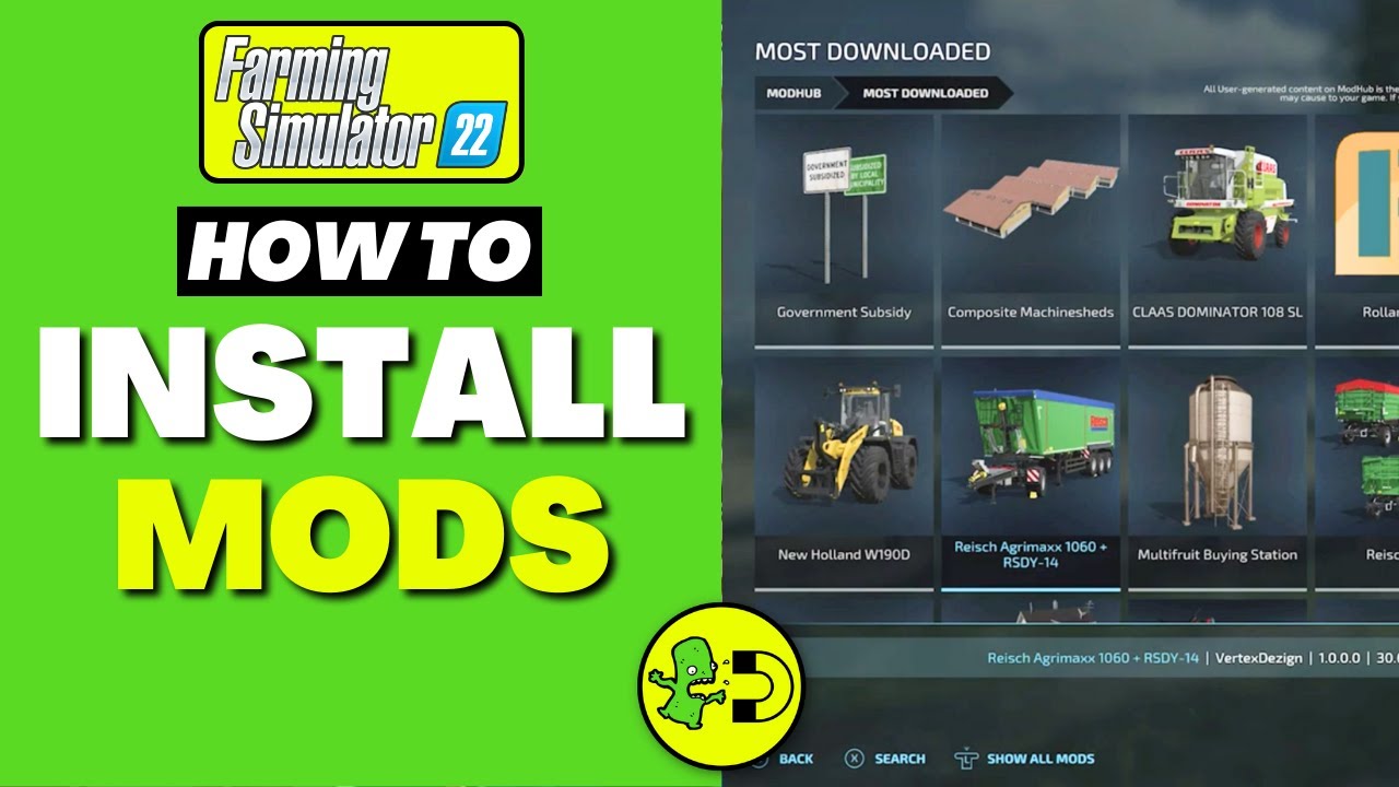 farming simulator 22 mods xbox one