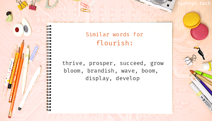 synonyms for flourish