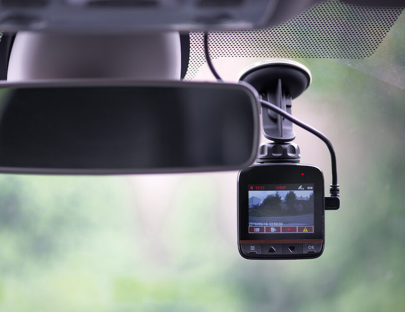 dash camera in car