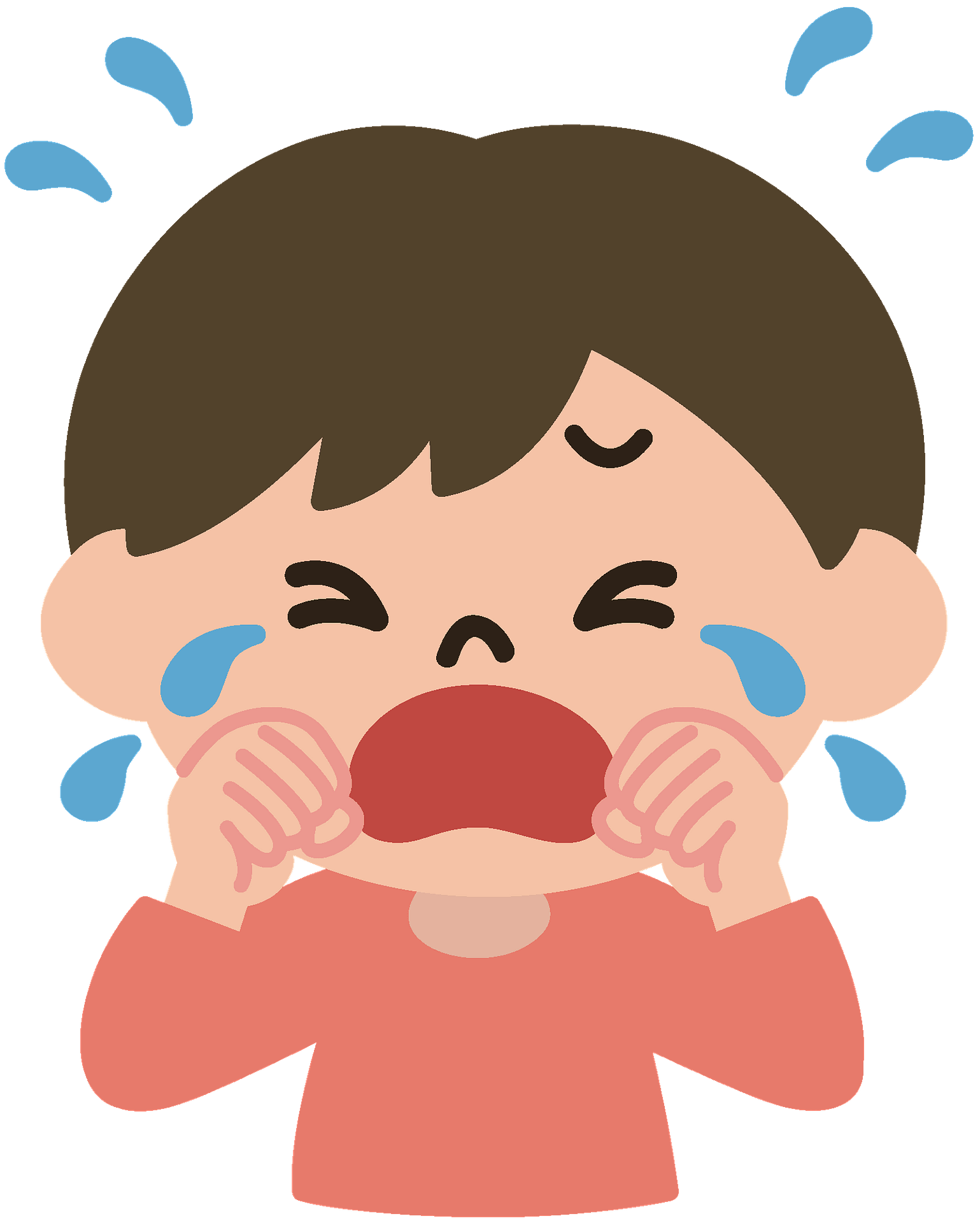 crying clipart