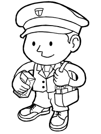 mailman coloring