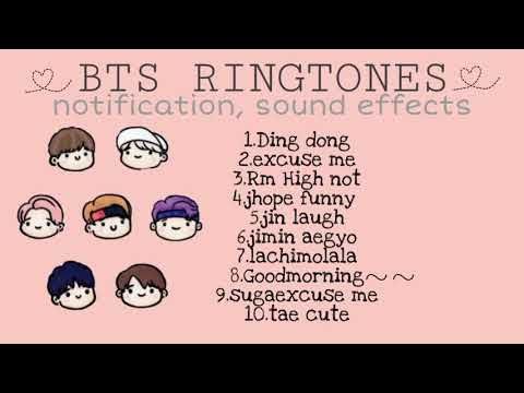 bts notification ringtone