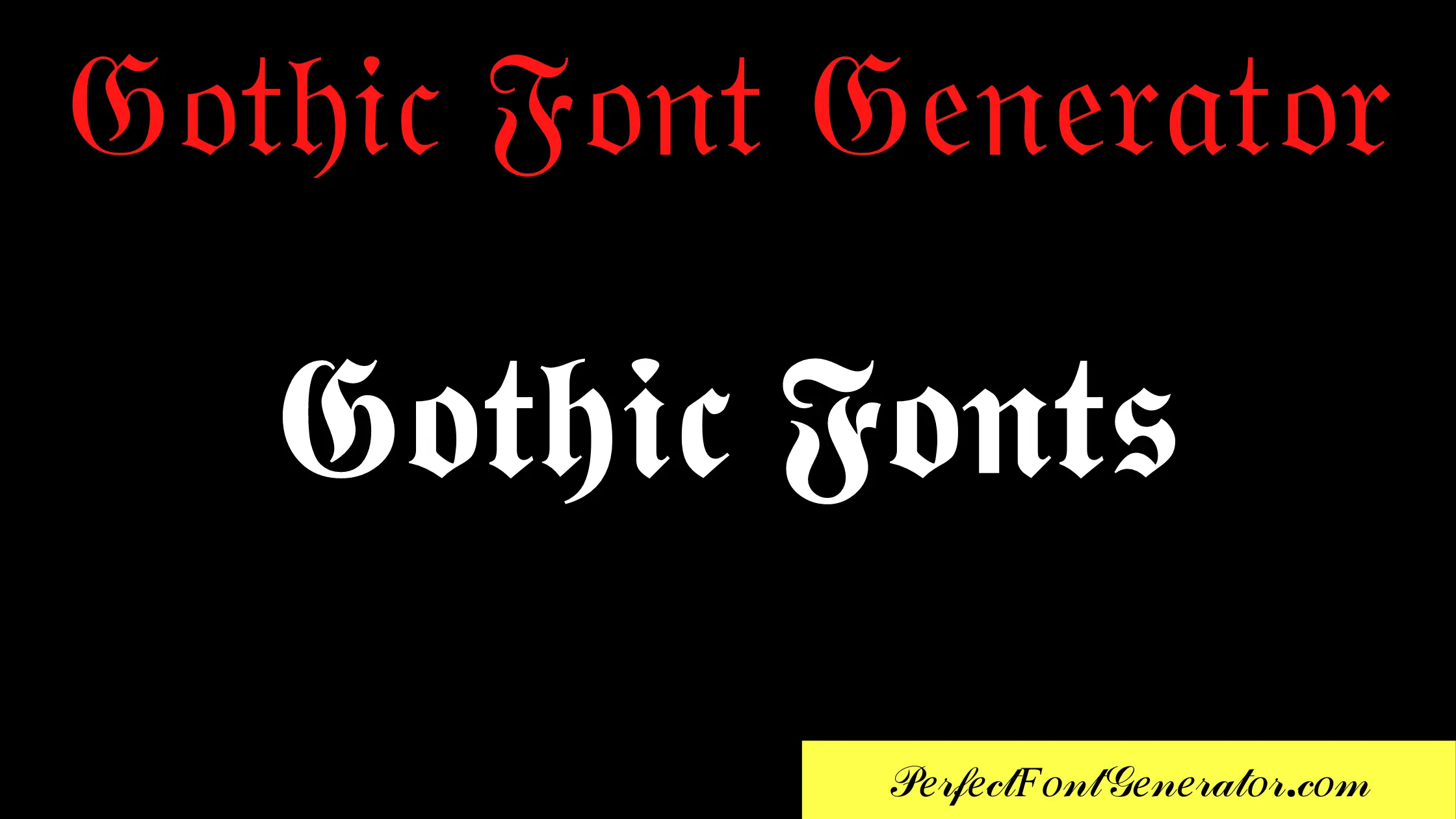 gothic text copy and paste