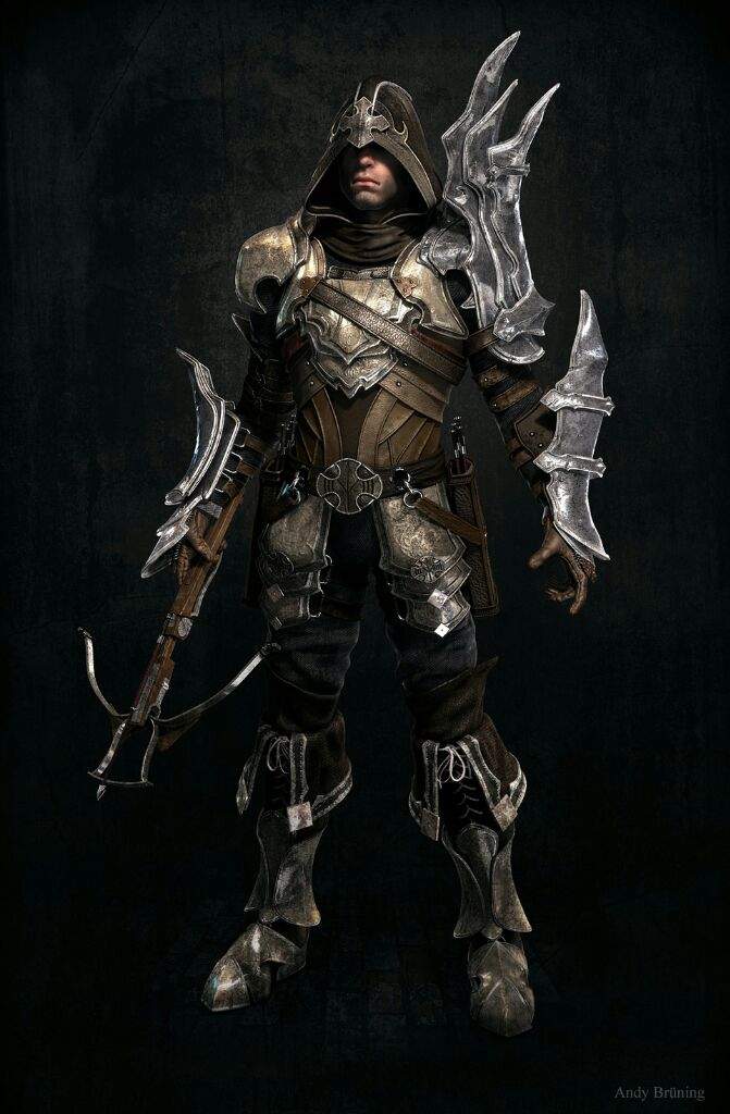 skyrim demon hunter build