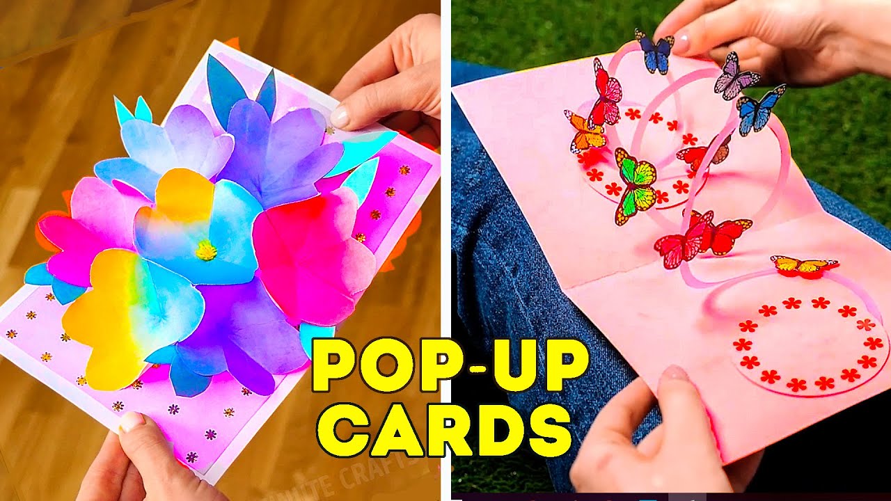 how to make a pop up card youtube