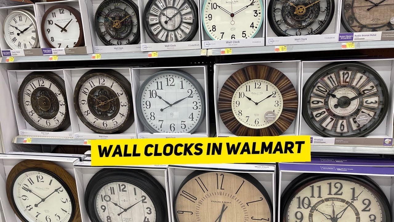 walmart clocks