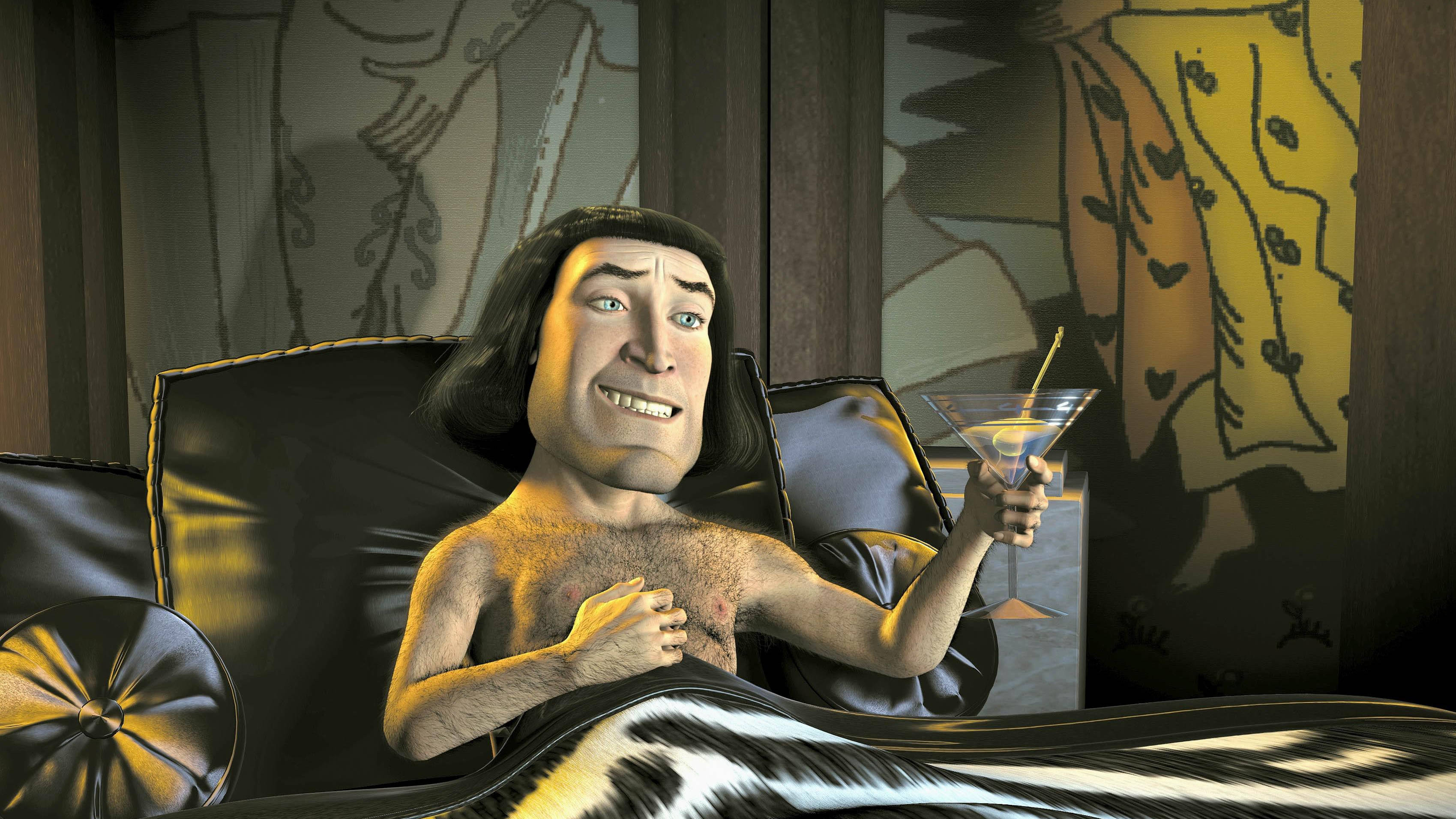 shrek lord farquaad bed