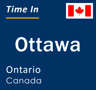 local time in canada ottawa