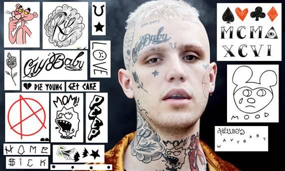 tatuaje lil peep