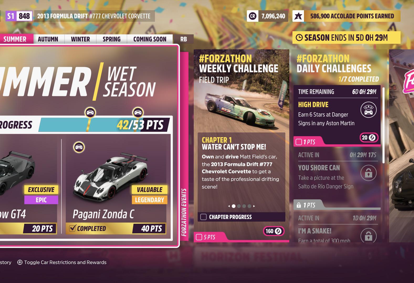 fh4 weekly forzathon