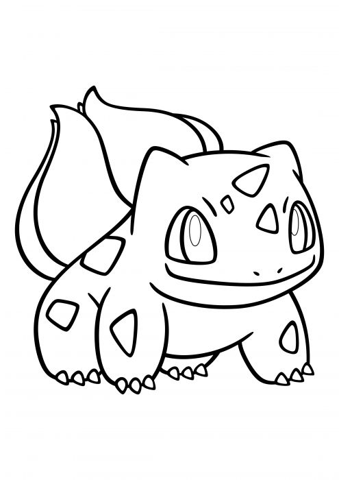 bulbasaur coloring page