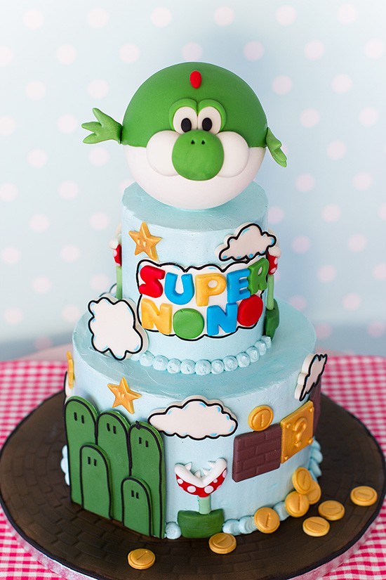 mario bros fondant