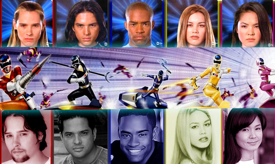 cast of power rangers in space