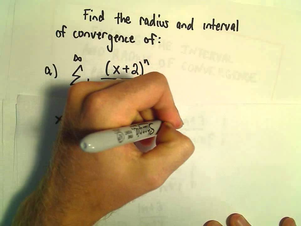 radius of convergence calculator