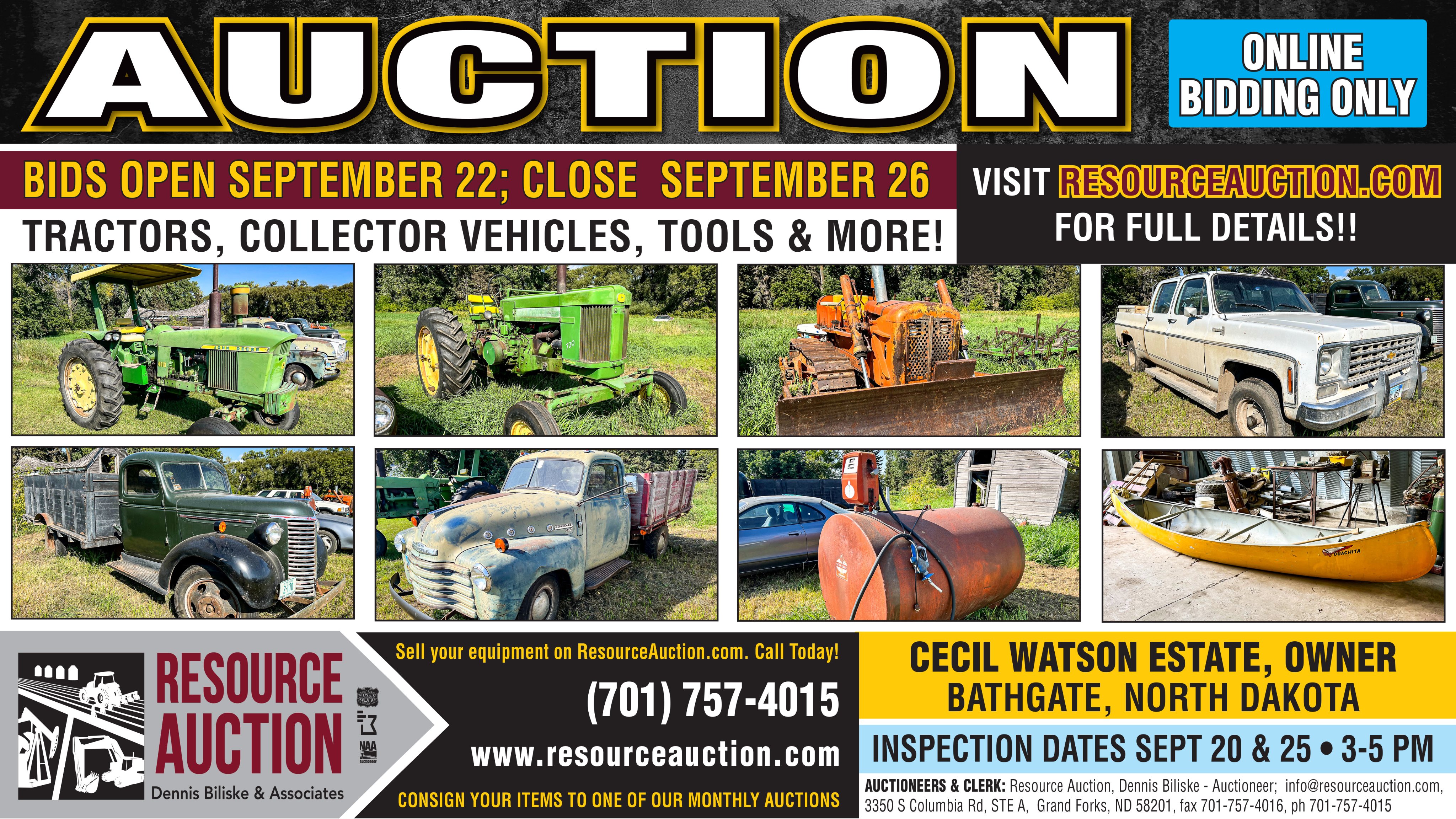 resource auction grand forks nd