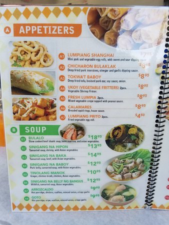 kabayan grill -farmingville menu