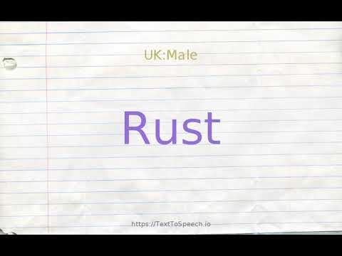 rust thesaurus