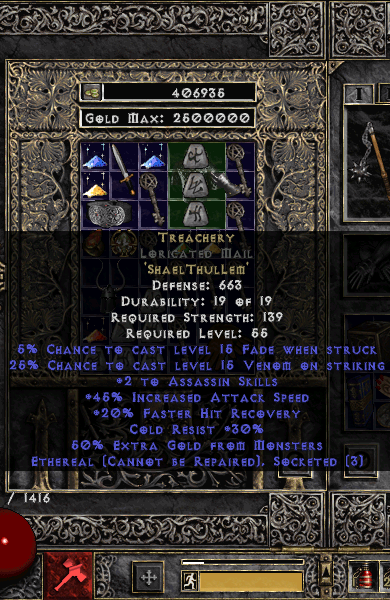 3 socketed armor runewords