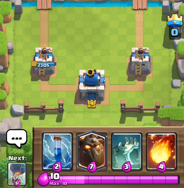 start royale clash royale