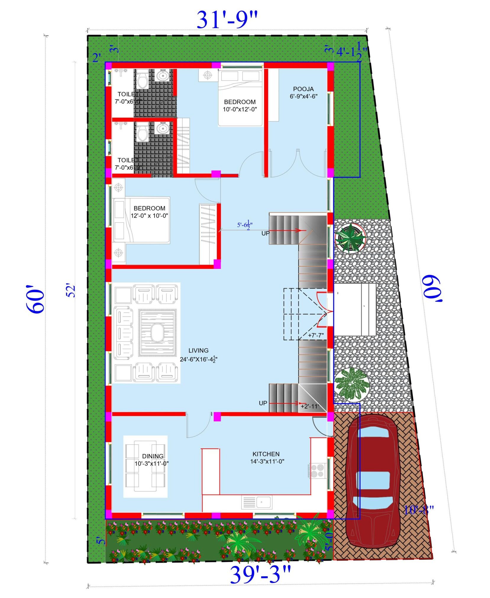 2200 sq ft apartment floor plans