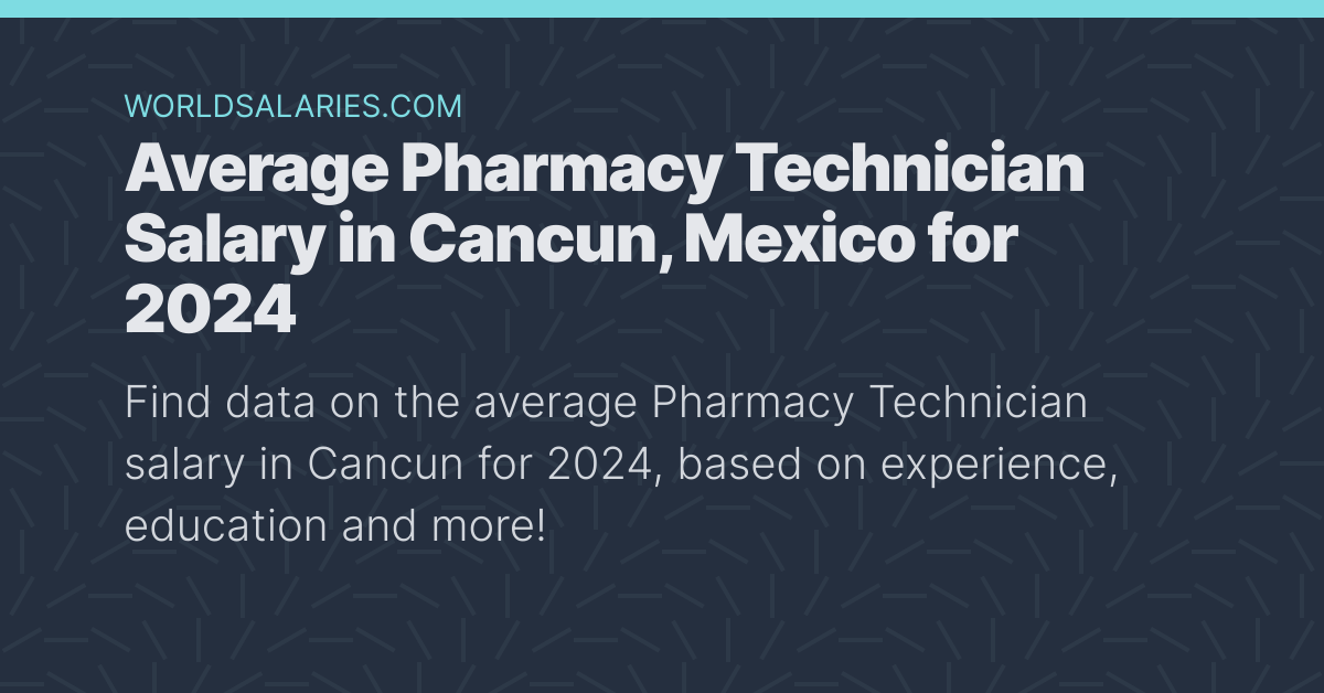 pharmacist salary in mexico