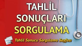 labim tahlil sonuç sorgulama