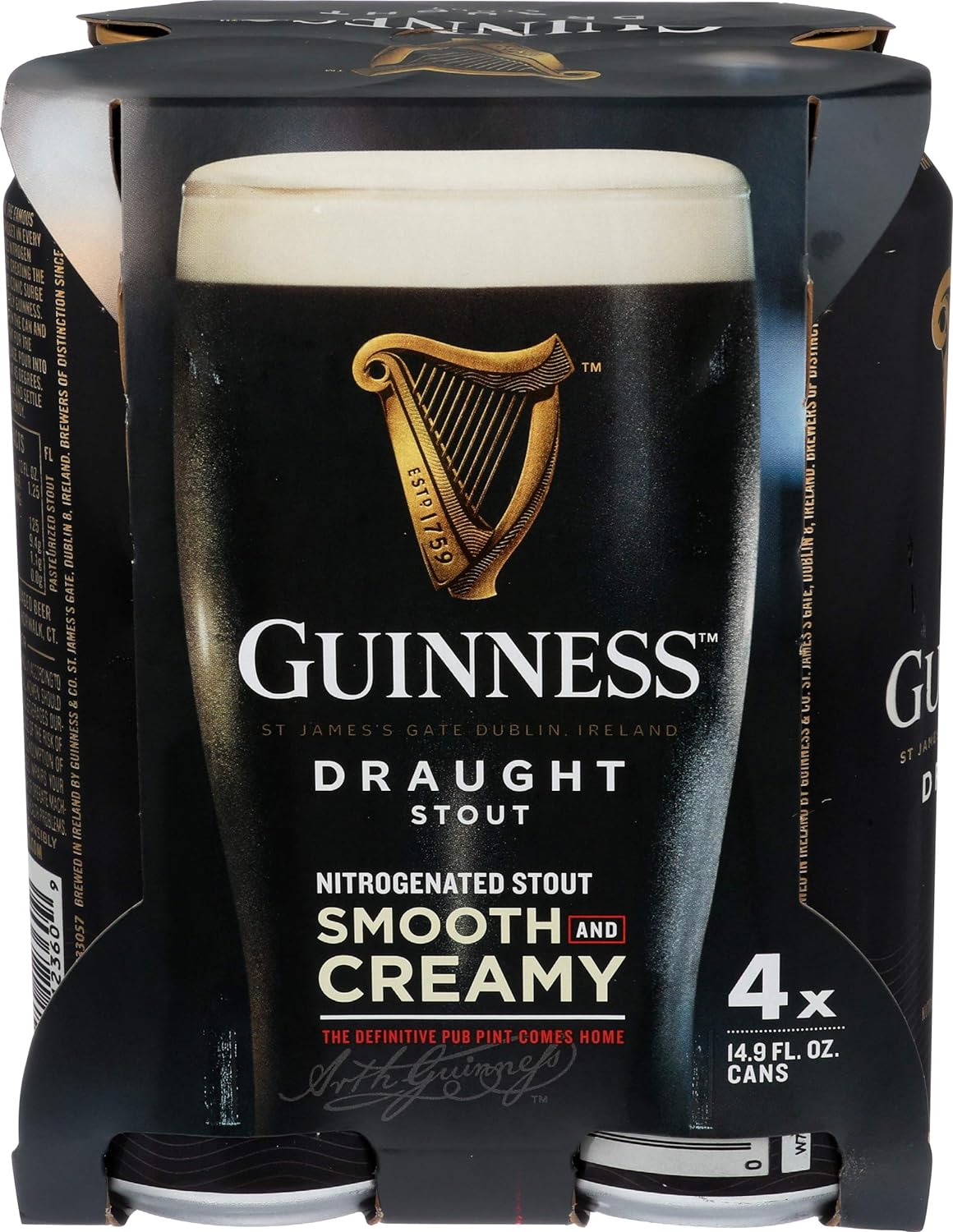 draught guinness abv