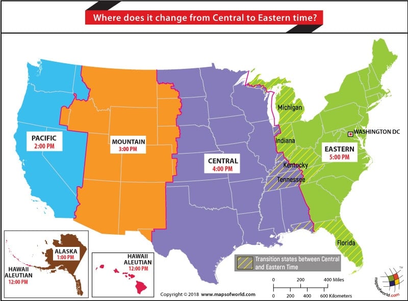 10am central to eastern