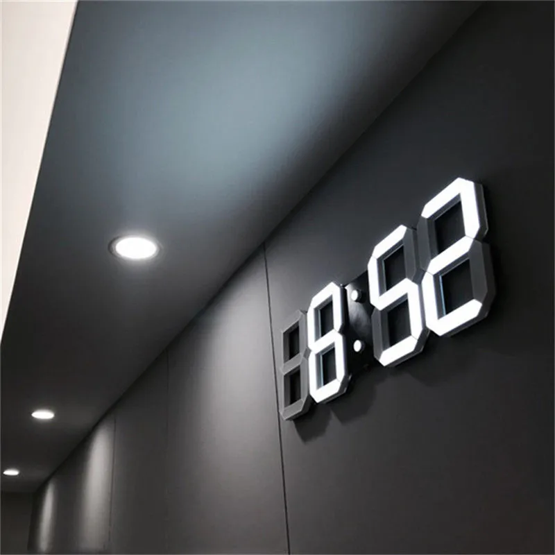 led digital wall clock