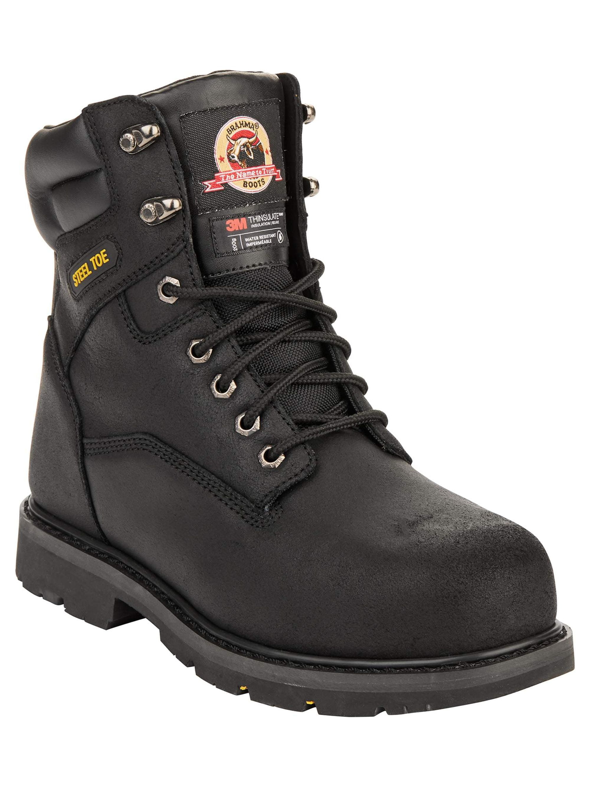 brahma work boots steel toe