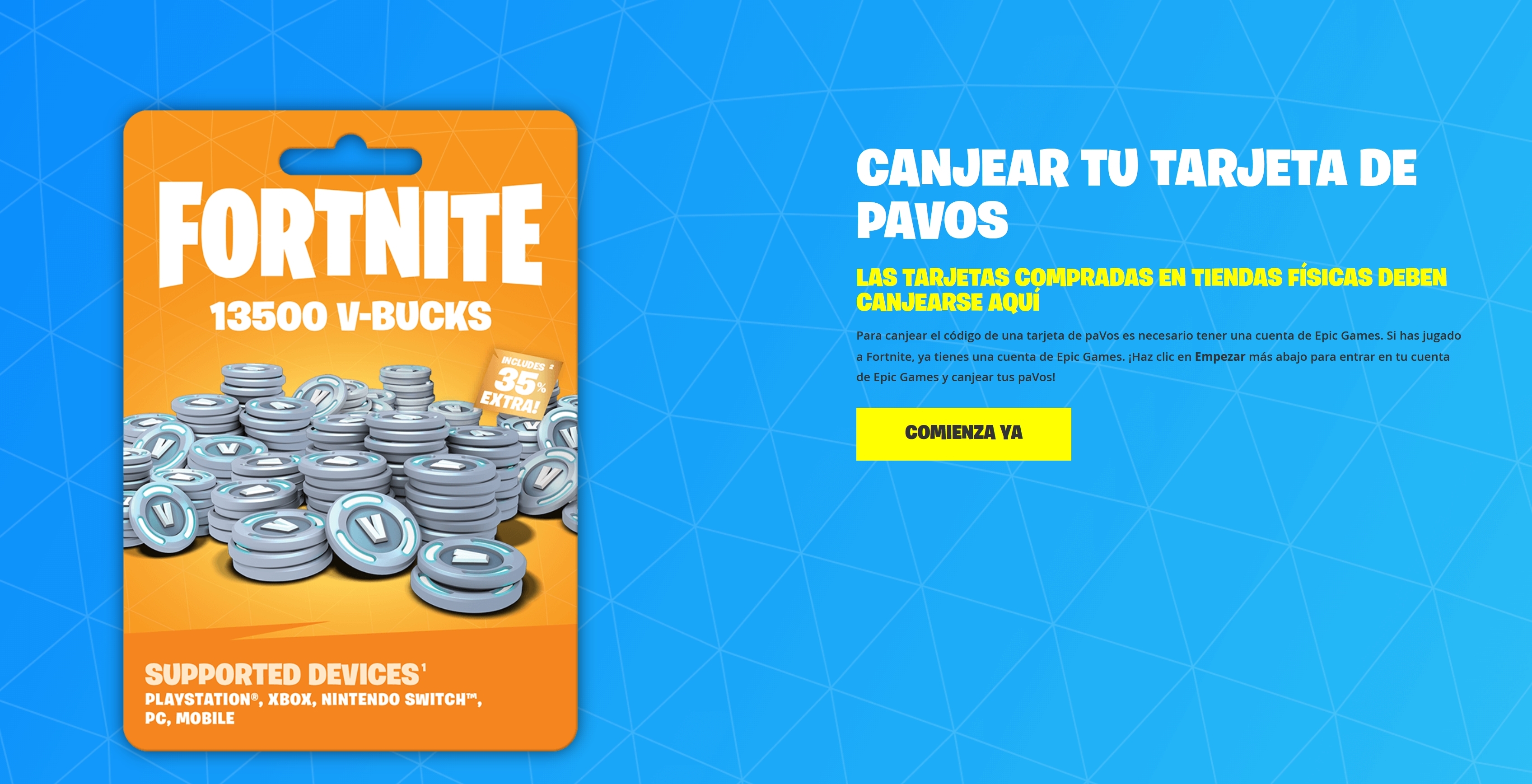 canjear codigo fortnite switch