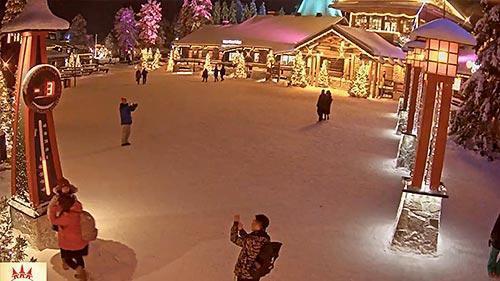 santa village rovaniemi webcam