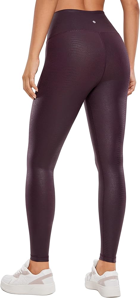 crz yoga faux leather leggings