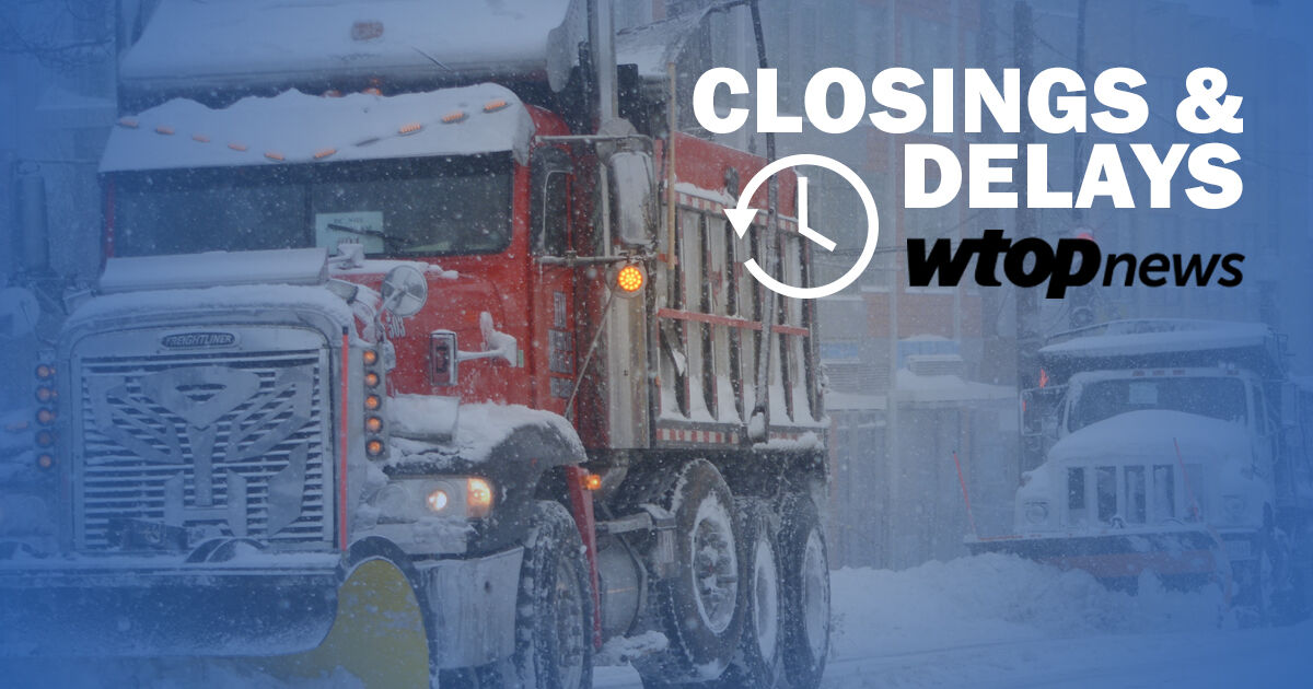 wtop weather closings