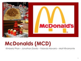 mcdonalds marina dor