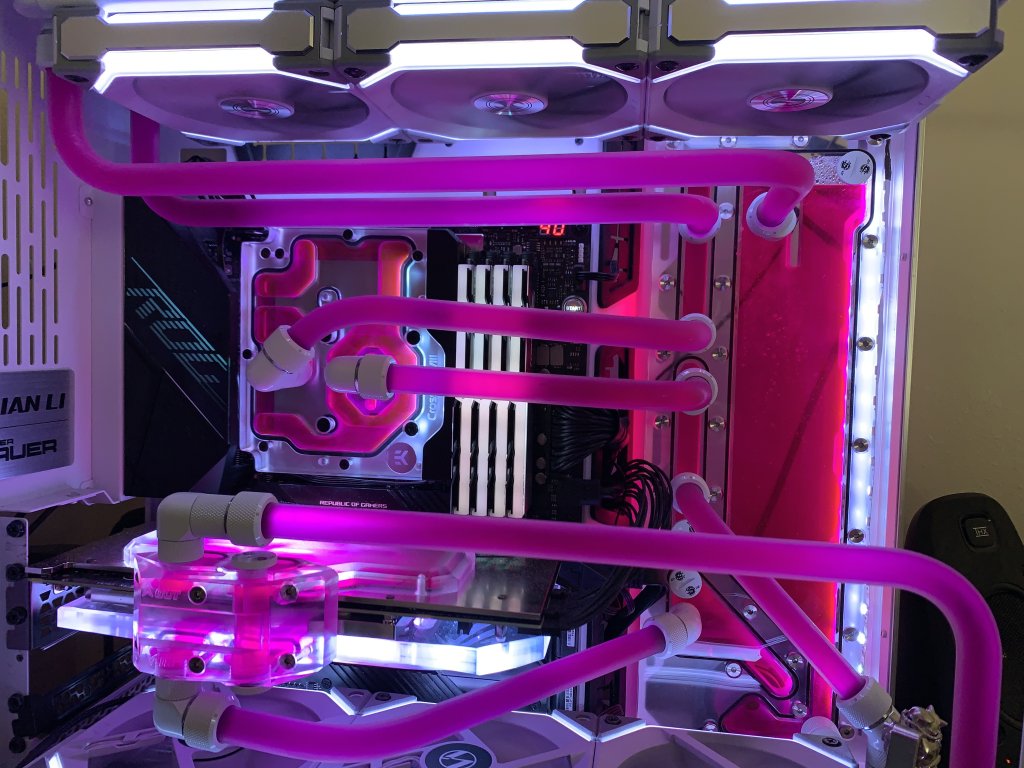 custom water cooling loop