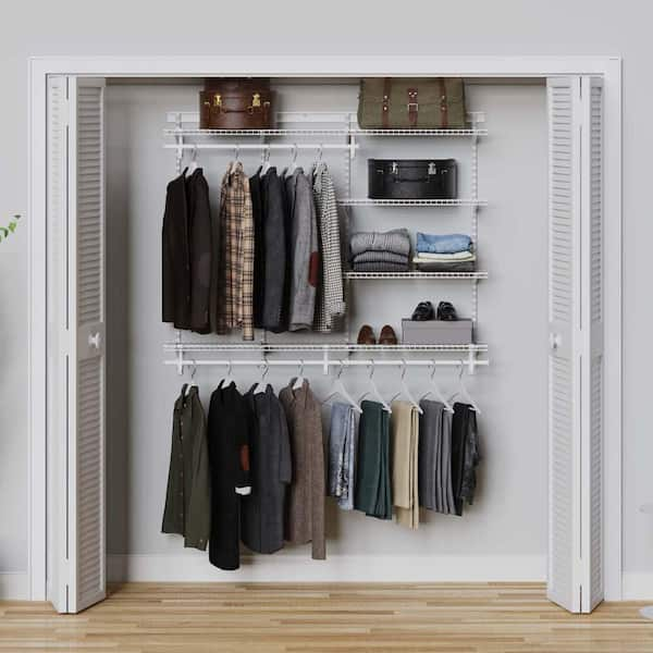 wire rack closet shelving