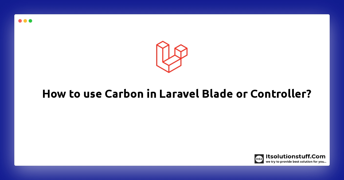 laravel carbon