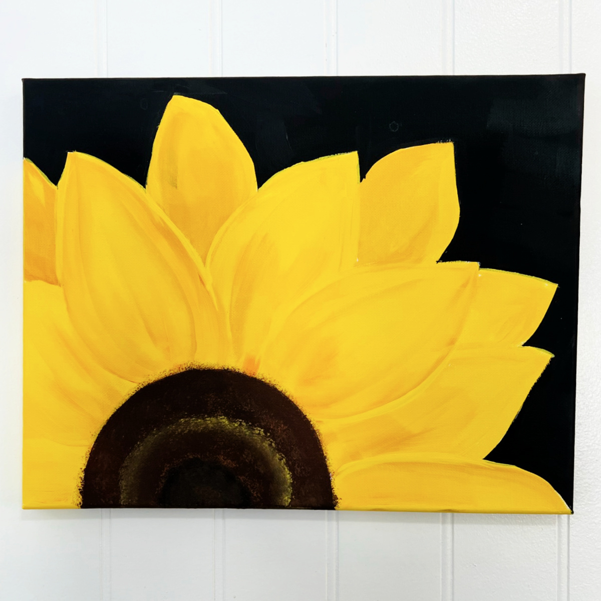 simple easy flower painting