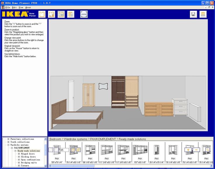 ikea home planner tool.